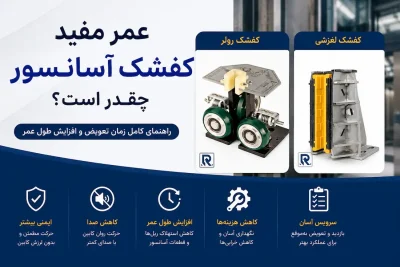 عمر مفید کفشک آسانسور چقدر است؟ زمان تعویض + علائم خرابی